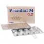 Prandial M 0.2 (Metformin Hydrochloride IP/Voglibose) - 500mg/0.2mg (10 Tablets)