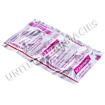 Acamprol (Acamprosate) - 333mg (6 Tablets) Image1