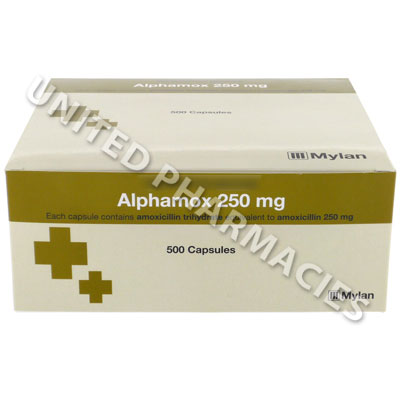 Alphamox (Amoxycillin) - 250mg (500 Capsules) Image1