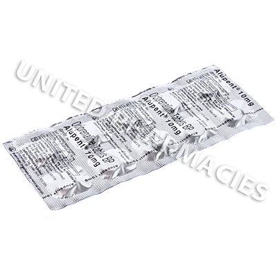 Alupent (Orciprenaline Sulphate) - 10mg (10 Tablets) Image1