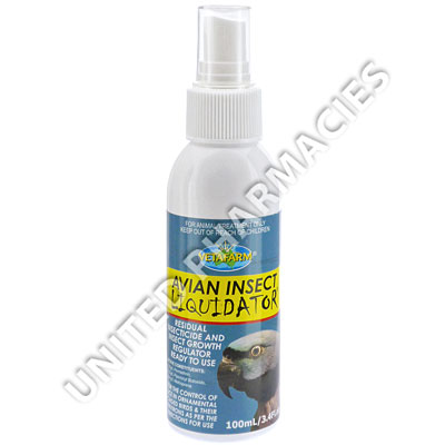 Avian Insect Liquidator (Permethrin/Piperonyl Butoxide/Methoprene) - 1.25g/6.25g/20mg (500mL) Image1