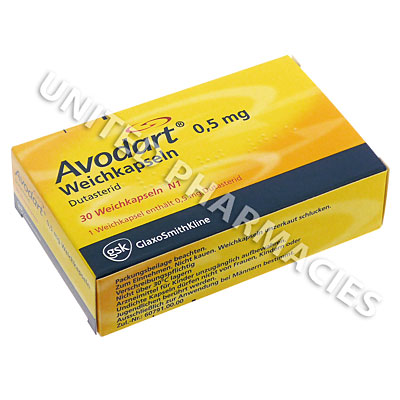 Avodart (Dutasteride) - 0.5mg (30 Capsules) (Turkey) Image1