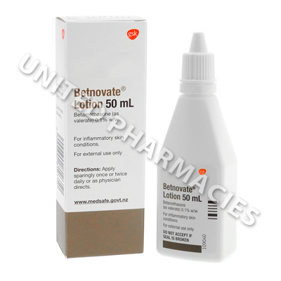 Betnovate Lotion (Betamethasone Valerate) - 0.1% (50mL) Image1