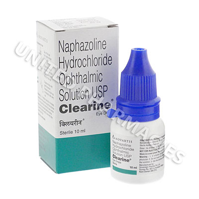 Clearine Eye Drops (Naphazoline) - 0.01% (10mL) Image1