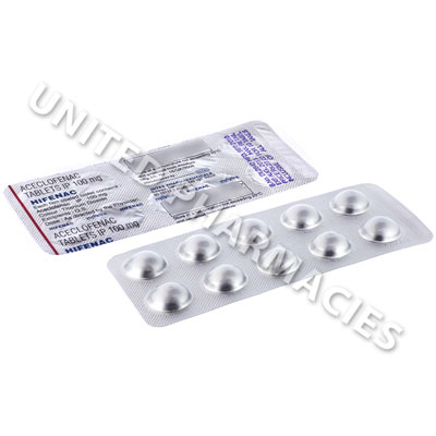 Hifenac 100 (Aceclofenac) - 100mg (10 Tablets) Image1