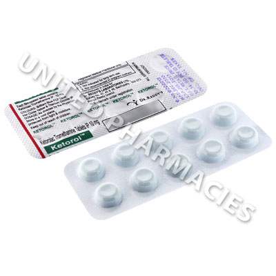 Ketorol (Ketorolac) - 10mg (10 Tablets) Image1