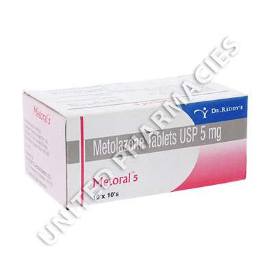 Metoral (Metolazone) - 2.5mg (10 Tablets) Image1