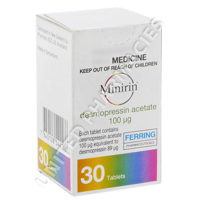 Minirin (Desmopressin Acetate) - 0.1mg (30 Tablets) Image1