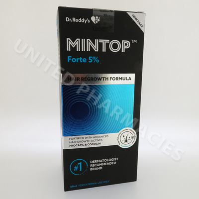 Mintop Forte Topical Solution (Minoxidil) - 5% (60mL) Image1